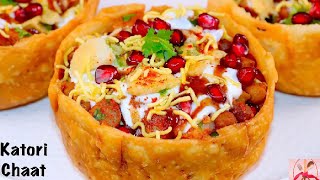 Katori Chaat Recipe  How To Make Tokri Chaat [upl. by Oileduab]