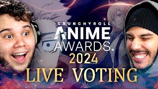 Voting LIVE for the Anime Awards 2024 [upl. by Ainos]