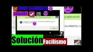 ✅ Solucionar Error code 0xc000007b CORREGIR FACILISIMO RAPIDO Windows 10 8 7 11 tutorial en Españolb [upl. by Macleod]