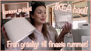 KONTORET ÄR ÄNTLIGEN KLART  IKEA HAUL ✨ PLANTERAR BLOMMOR 🌸 VLOGG 127  AMANDA MARIN [upl. by Airot]