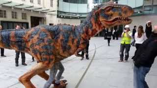 BBC Walking with dinosaur exhibit Tyrannosaurus Rex [upl. by Janice105]