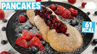 Kalorienarme Pancakes selber machen  Pancakes Rezept [upl. by Naneek270]