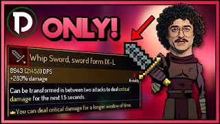 5BC ONLY WHIP SWORD  Dead Cells [upl. by Ahsikat938]