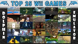 Top 25 Nintendo Wii Games of All Time  Dolphin Emulator 1080p HD [upl. by Elyn]