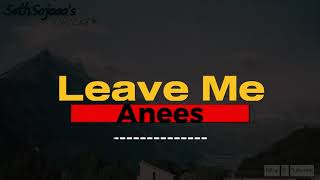 Anees  Leave Me Karaoke [upl. by Kinsler934]