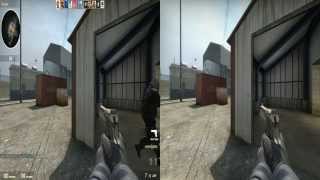 Rubber banding in CSGO  comparison [upl. by Eniliuqcaj]