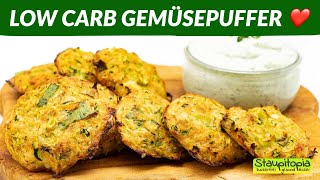 Low Carb Gemüsepuffer aus dem Backofen 😋 [upl. by Allrud]