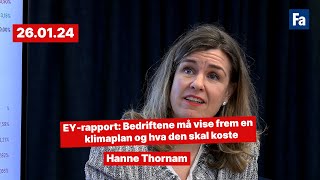 EYtopp advarer norske bedrifter Klimakravene skjerpes og dere må vise verden hva dere gjør [upl. by Hizar]