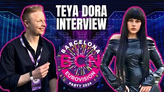 SERBIA WILL HAVE A GRAND STAGING  TEYA DORA INTERVIEW  SERBIA EUROVISION 2024 [upl. by Yrrab604]