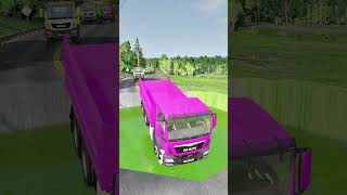 dumpertruck truck pothole simulation shorts [upl. by Kimble]