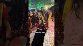 Garba night mein kya ho gaya 😵 Shorts dandiya food [upl. by Rebmetpes]