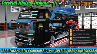 Cara pasang apkObb v43 Khusus pemula  Bus Simulator Indonesia [upl. by Aridni407]