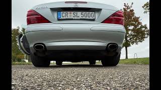 Mercedes SL500 M113 Auspuff Sound Original [upl. by Agnesse126]