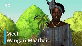 African Roots What was Wangari Maathai’s role in building a peaceful and selfsustained society [upl. by Allrud]