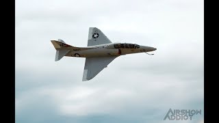 A4 Skyhawk 518 Demo  Abbotsford Airshow 2018 [upl. by Anaicul]