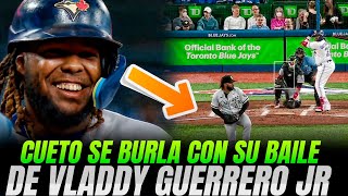 Johnny Cueto Desafía Con Su Baile A Vladimir Guerrero Jr Y Miren Que Paso [upl. by Emaj]