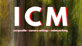 CREATIEVE FOTOGRAFIE MET ICM TipsampTrics voor COMPOSITIE CAMERA SETTINGS  TECHNIEK en NABEWERKING [upl. by Limemann866]