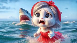 Hero Dad vs Shark  Dramatic Kitten Rescue [upl. by Onfroi]