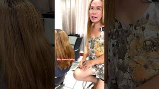 NGANONG GICOLORAN UG GIREBOND ANG DAOT NGA BUHOK rebonding hairstylengbuhok haircolor hair [upl. by Osher838]