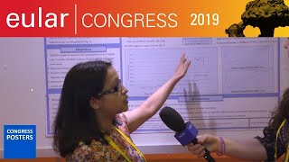 EULAR 2019  Poster sessions Dr Mrinalini Dey [upl. by Bridwell]