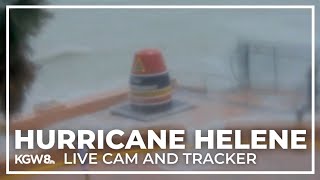 Tracking Helene  Live radar path updates in north Georgia [upl. by Abdella]