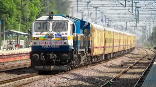 WDP4D VS WDG4D  RUNICHA EXPRESS  INDIAN RAILWAYS [upl. by Caritta]