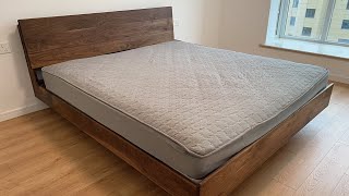 How to make a floating hinoki bed 给自己做一张悬浮床 [upl. by Ahsiekrats]