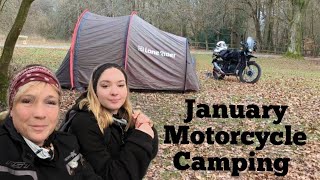 January Motorcycle Camping with Pillion on the Royal Enfield Himalayan [upl. by Molly]