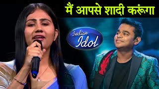 Adya Mishra latest Performance  Indian Idol 14 Adya mishra  A R Rahman New Song  Indian Idol 2023 [upl. by Ayoral]