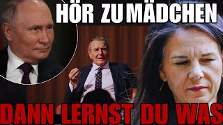 💥GERHARD SCHRÖDER SAGT UNFASSBARES💥 [upl. by Kciderf]