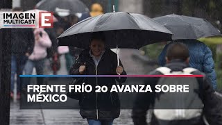 Frente frío 20 azotará en fin de año con heladas y lluvias [upl. by Nortad]