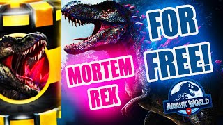 How to Quickly Unlock Mortem Rex For Free  Jurassic World Alive [upl. by Nahgrom]