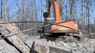 Dupont Building Demolition Hibbing MN [upl. by Urbanus]