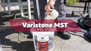 Instructievideo Varistone MST voegmortel voor je sierbestrating Voorkom onkruid en ongedierte [upl. by Esinev]