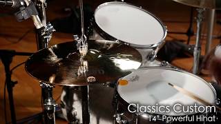 Meinl Cymbals CC14PHB Classics Custom 14quot Powerful Hihat [upl. by Urias]