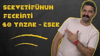 Servetifünun  Fecriati  40 Yazar  Eser  SAYILARLA EDEBİYAT  RÜŞTÜ HOCA [upl. by Lleinnad]