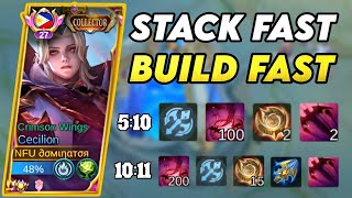 Cecilion Gameplay Cecilions Best Way To Win is to Stack and Build Fast Cecilion Best Build 2023 [upl. by Dougal328]