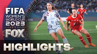 Switzerland vs Spain Highlights  2023 FIFA Womens World Cup  Round of 16 [upl. by Eleirbag]