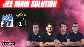 JEE Main Live Solution  January 27 Shift 1  JEE MAIN 2024  RY Sir  PJ Sir  OM Sir  GKG Sir [upl. by Cyrilla]