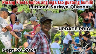 September 26 2024 Buhos ang tao at ang daming benta Mga fattining at hayopin [upl. by Iden]