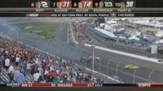 Daytona 2013 crash fence compliant with regulations [upl. by Rehm571]