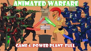 Animated Warfare  Game 4  Power Plant  All Episodes Compilation [upl. by Thelma]