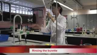 Titration Step 1  Rinsing Glassware [upl. by Doownelg]