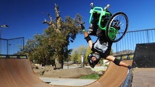 Wheelchair Freestyle  Wheelz  Gnarly [upl. by Adeehsar]