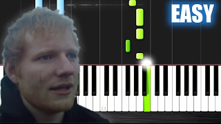 Ed Sheeran  Castle On The Hill  EASY Piano Tutorial by PlutaX [upl. by Veedis340]