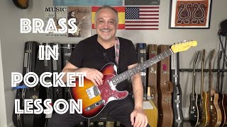 COMPLETE GUITAR LESSON Brass in Pocket The Pretenders [upl. by Jillian]