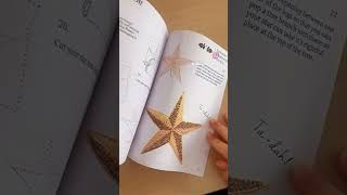 The Christmas Goldwork Stars Instructions have had a big revamp in the form of this booklet shorts [upl. by Byrd]