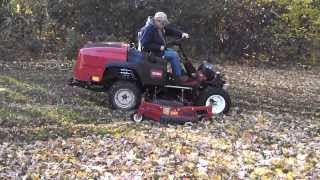 New Groundsmaster 360 with 100quot Deck amp Leaf Mulching Kit [upl. by Katharyn]