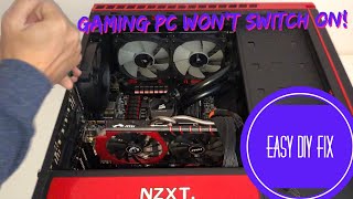 How to Fix MSI Gaming PC that will not turn on Z97 Motherboard [upl. by Llednahs]