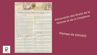 Déclaration des Droits de la Femme et de la Citoyenne  Olympe de Gouges  Livre Audio Gratuit [upl. by Leff]